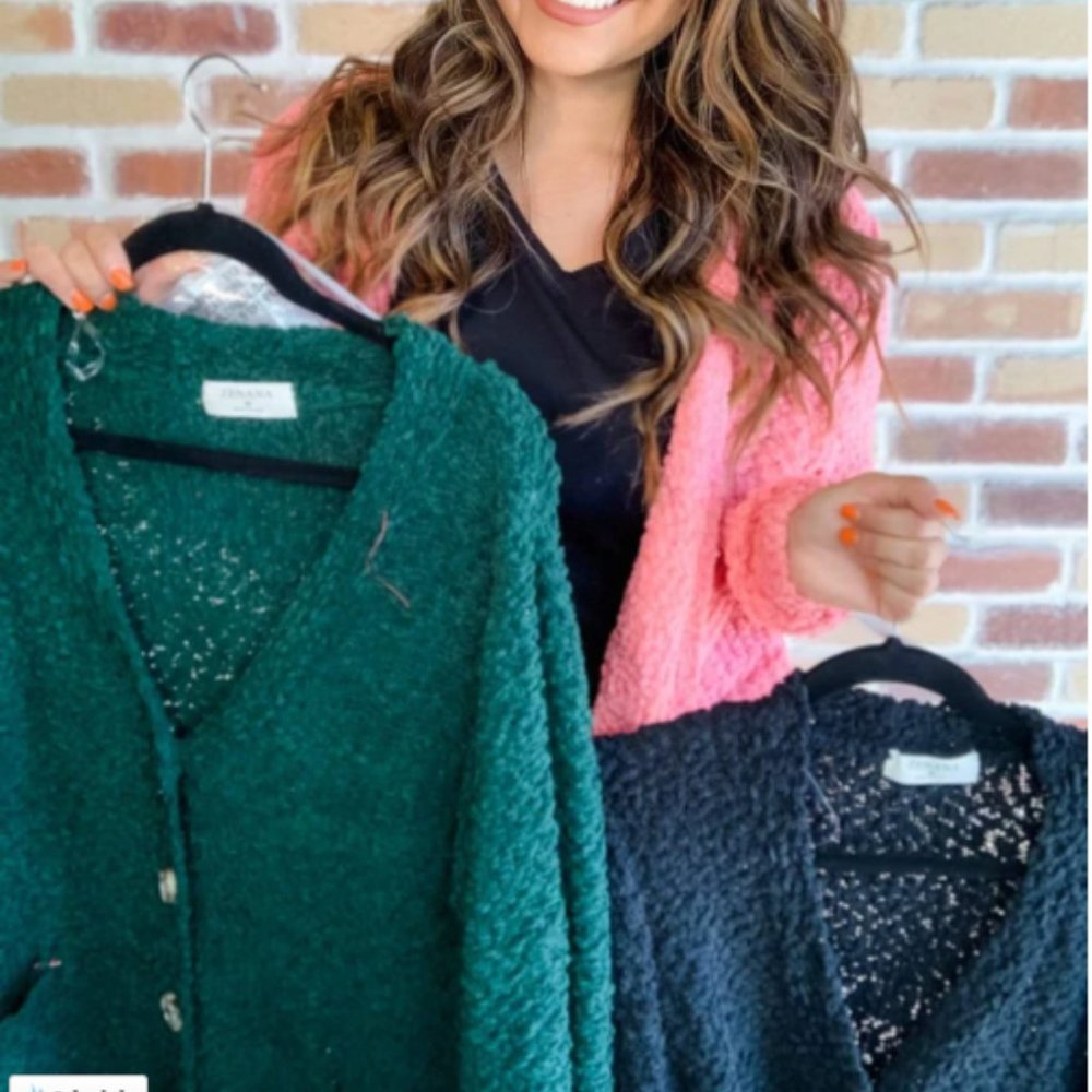 Women's Top KEEP IT POPPIN' CARDIGAN